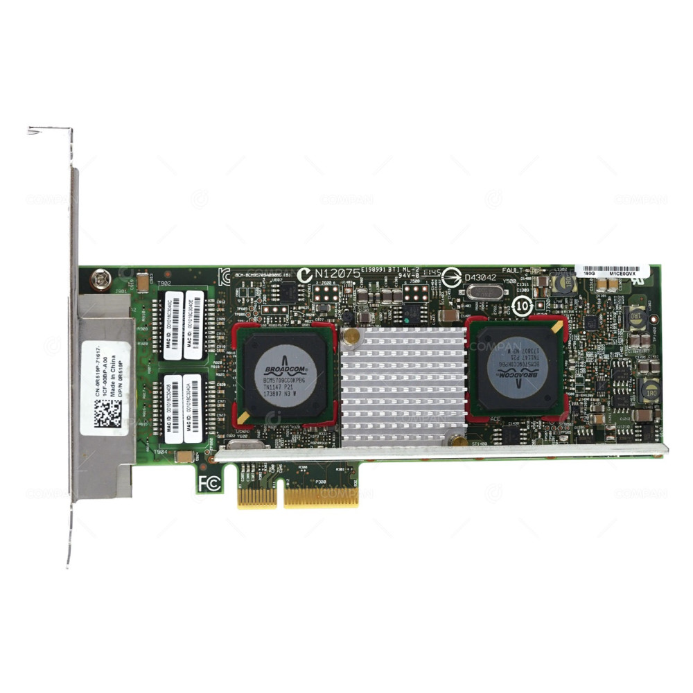 R519P DELL BROADCOM 5709C QUAD PORT 1GB RJ-45 ADAPTER